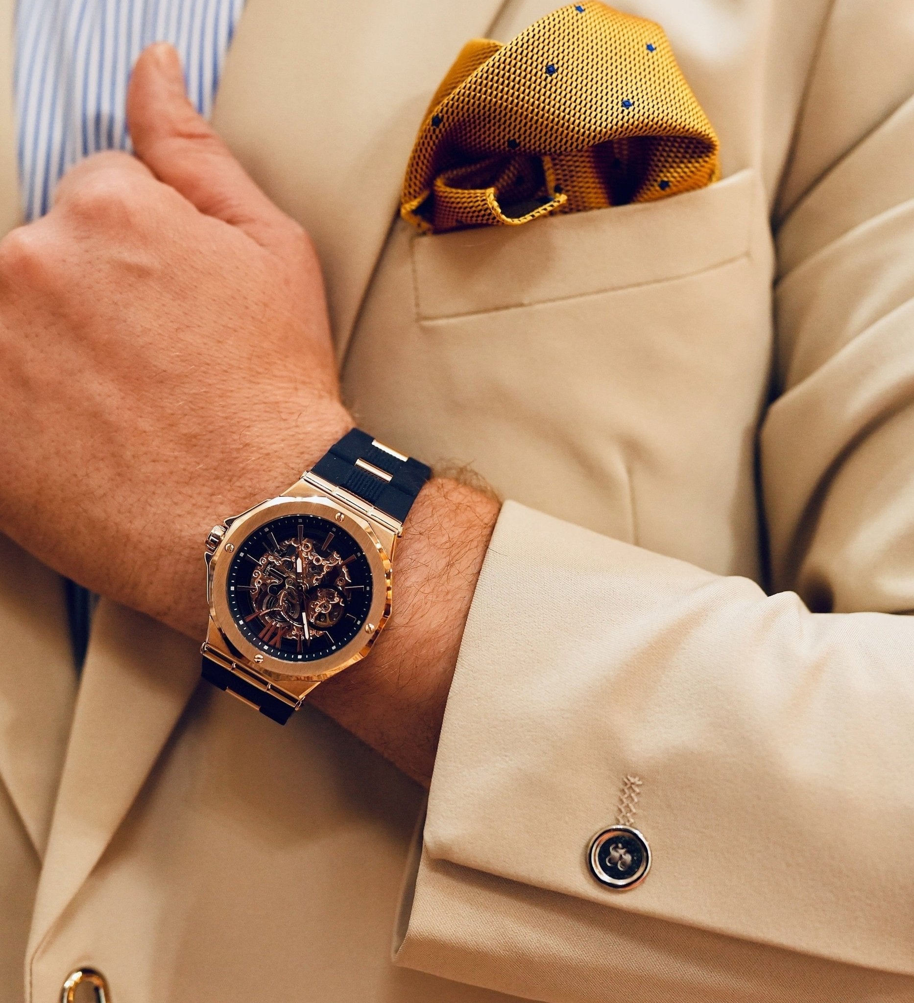 Blue Mirage of the Gulf Watch - Premium Luxury Timepiece - Von Günther zu WindWatches