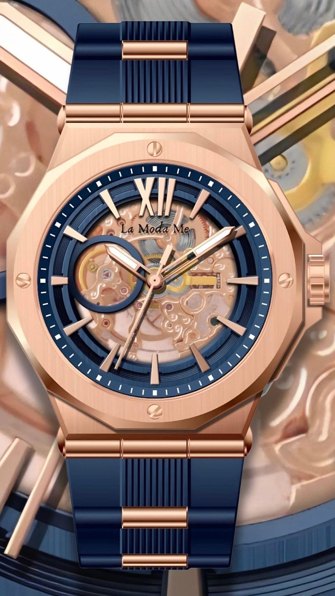 Blue Mirage of the Gulf Watch - Premium Luxury Timepiece - Von Günther zu WindWatches