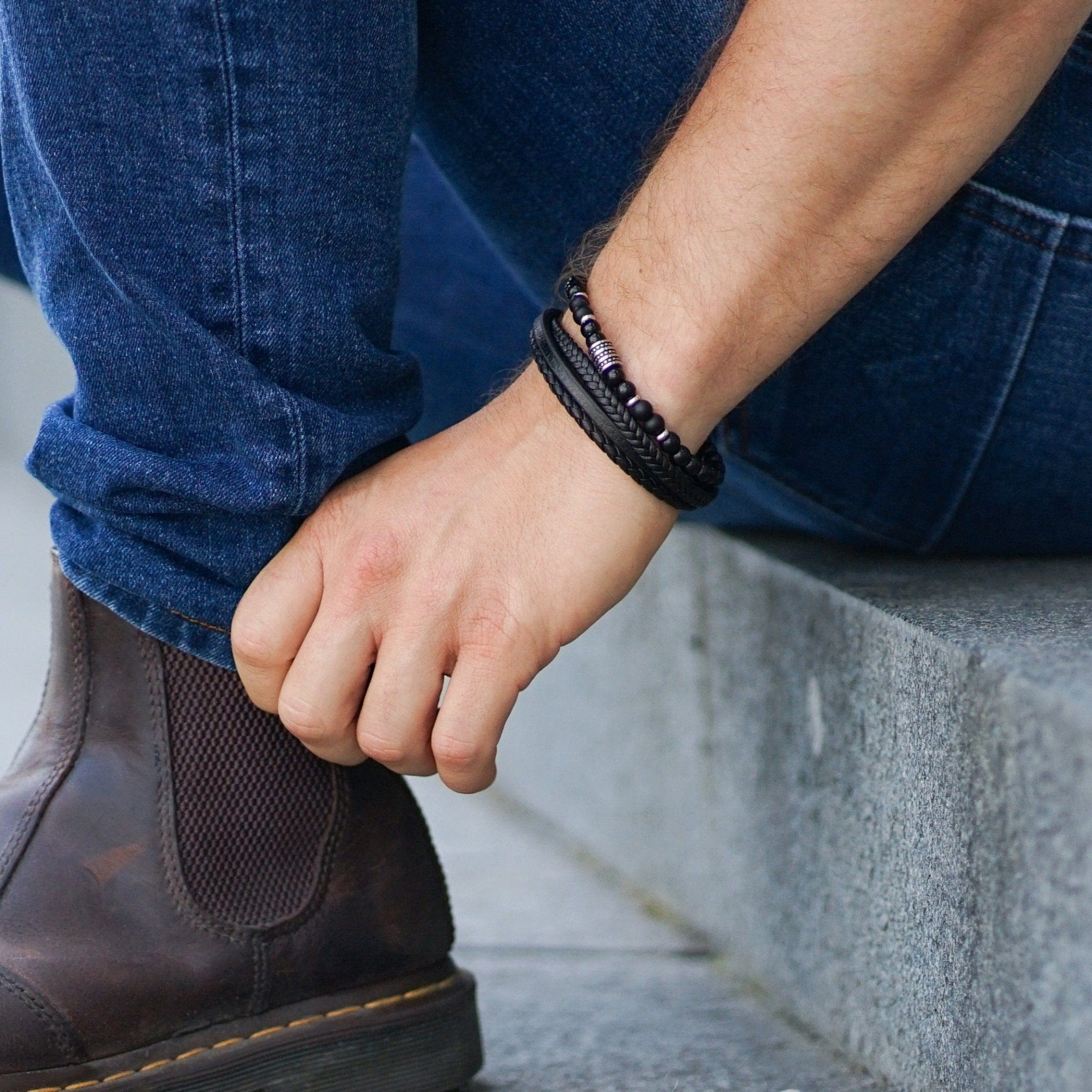 Bracelet Black Knight - Von Günther zu WindBracelet