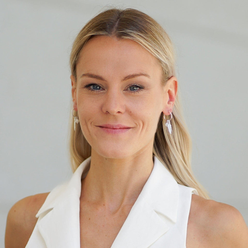 Earrings Feather - Gold Plated Feather Design Earrings - Von Günther zu WindEarrings