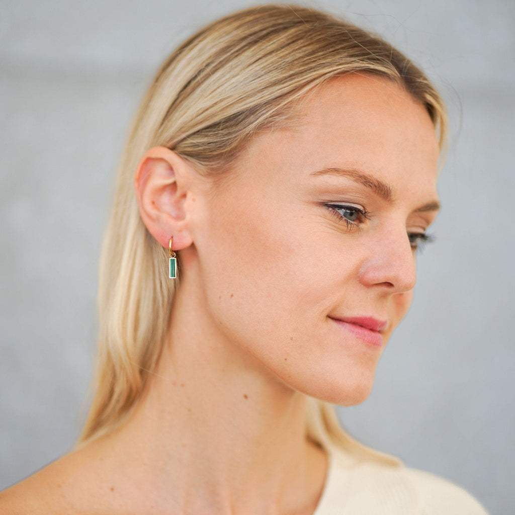 Earrings Fresh - Gold Plated Modern Fresh Design - Von Günther zu WindEarrings