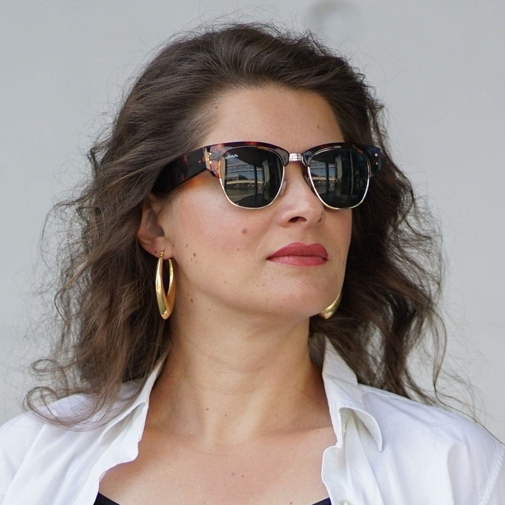 Earrings Gloria - Gold Plated Statement Earrings - Von Günther zu WindEarrings