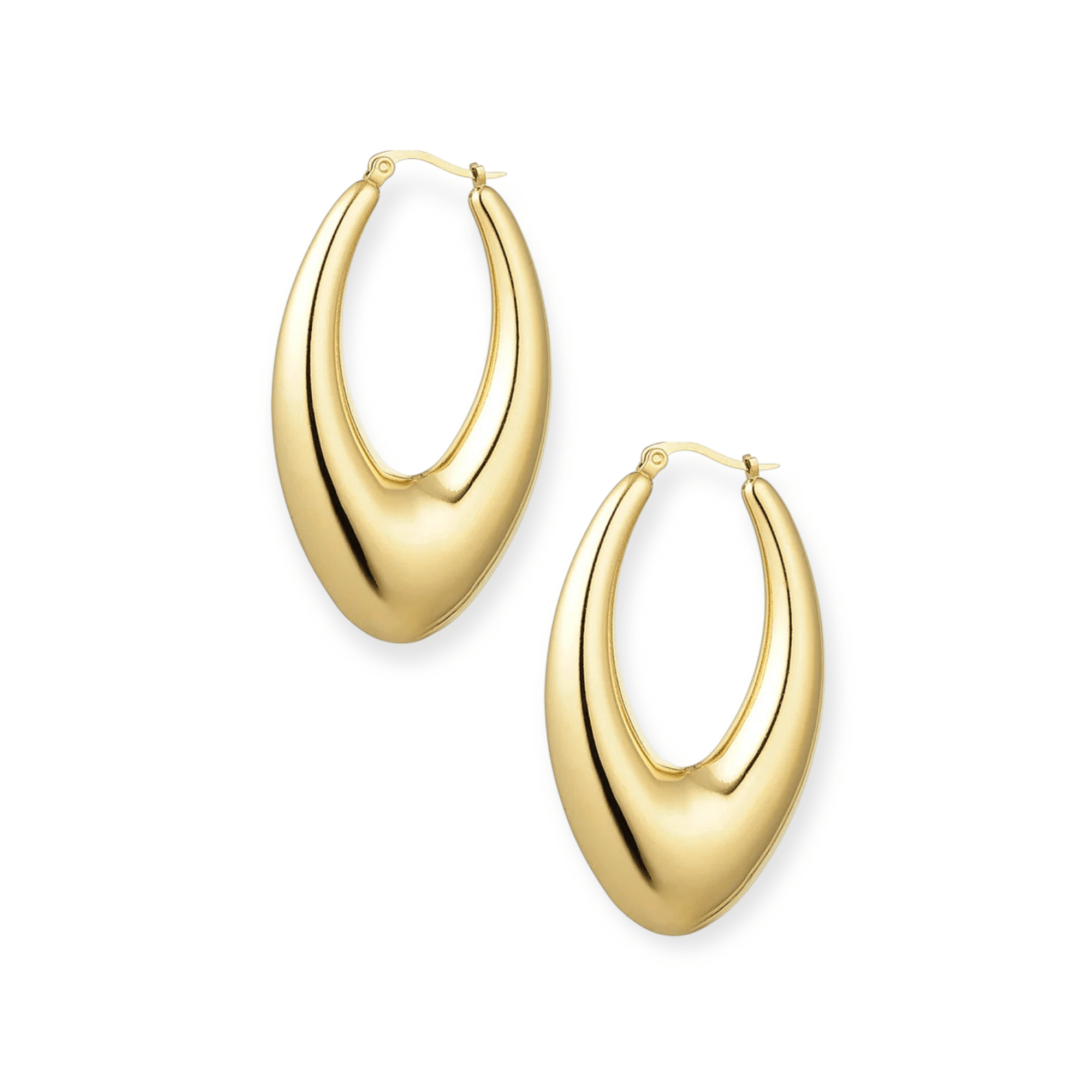 Earrings Gloria - Gold Plated Statement Earrings - Von Günther zu WindEarrings