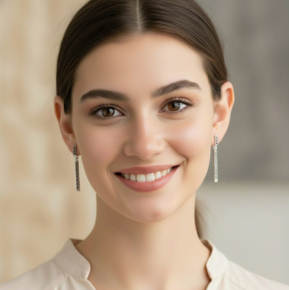 Earrings Night Dinner - Sterling Silver Elegant Evening Earrings - Von Günther zu WindEarrings