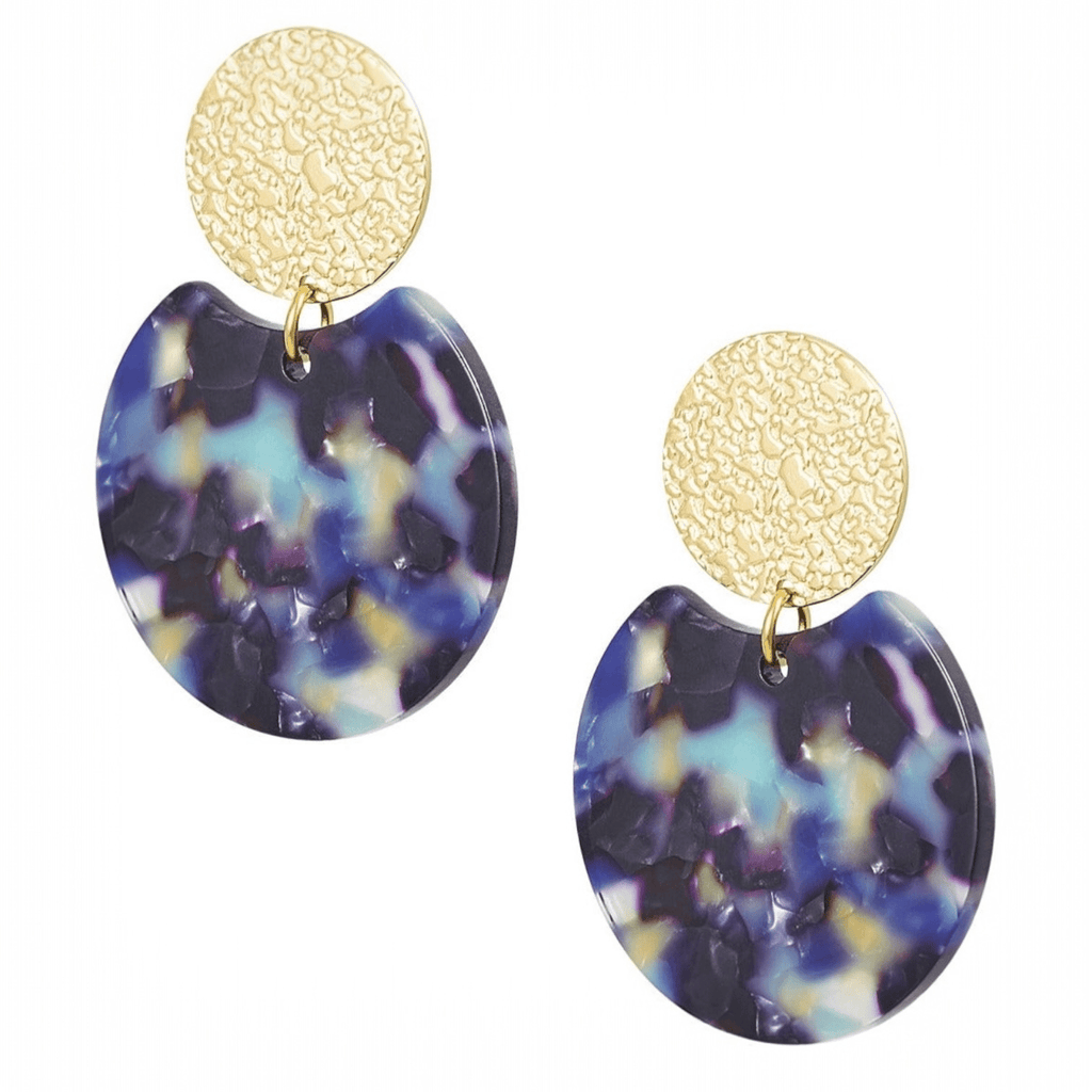 Earrings Polly - Gold Plated Modern Earrings - Von Günther zu WindEarrings