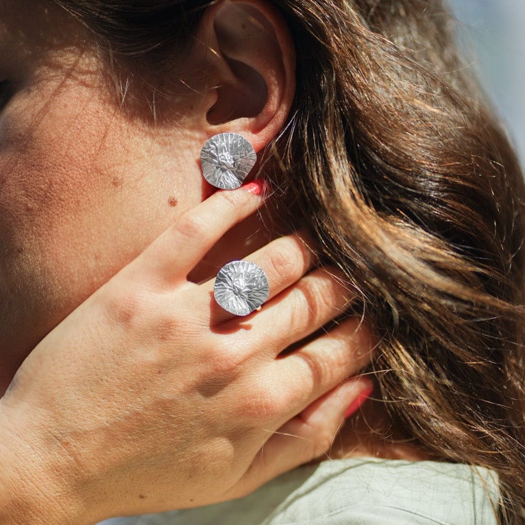 Earrings Touch - Gold Plated Stainless Steel Elegant Earrings - Von Günther zu WindEarrings