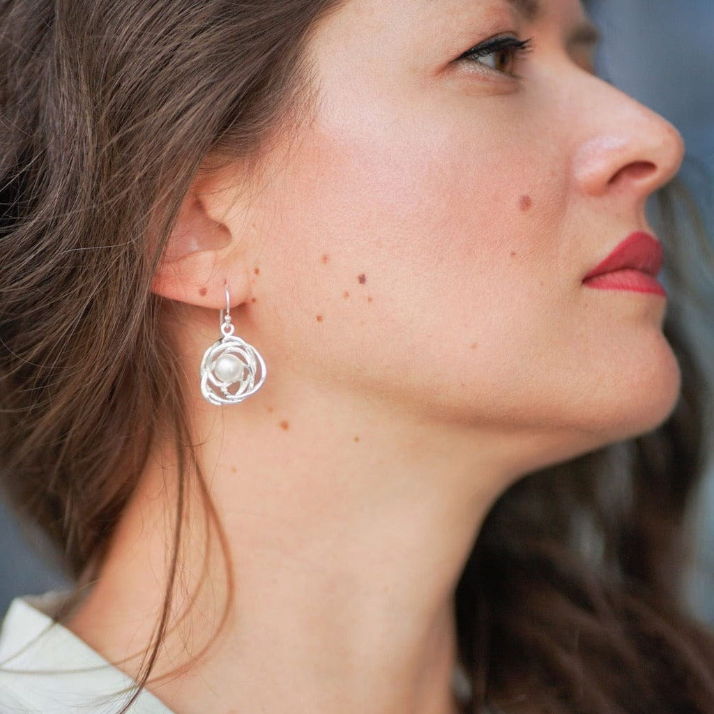 Earrings Twist - Gold Plated Twisted Design Earrings - Von Günther zu WindEarrings