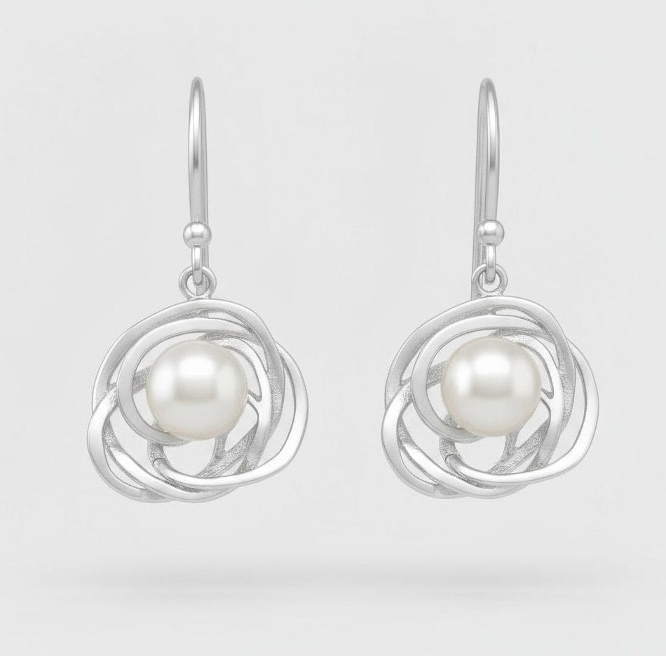 Earrings Twist - Gold Plated Twisted Design Earrings - Von Günther zu WindEarrings