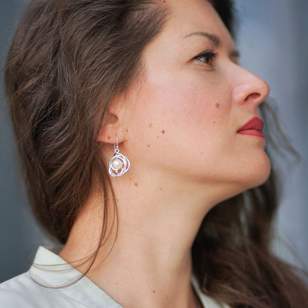 Earrings Twist - Gold Plated Twisted Design Earrings - Von Günther zu WindEarrings