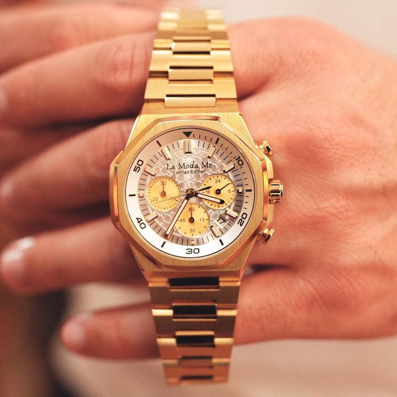 G - Euo Limited Edition Gold Tone Watch - Exclusive Luxury - Von Günther zu WindWatches