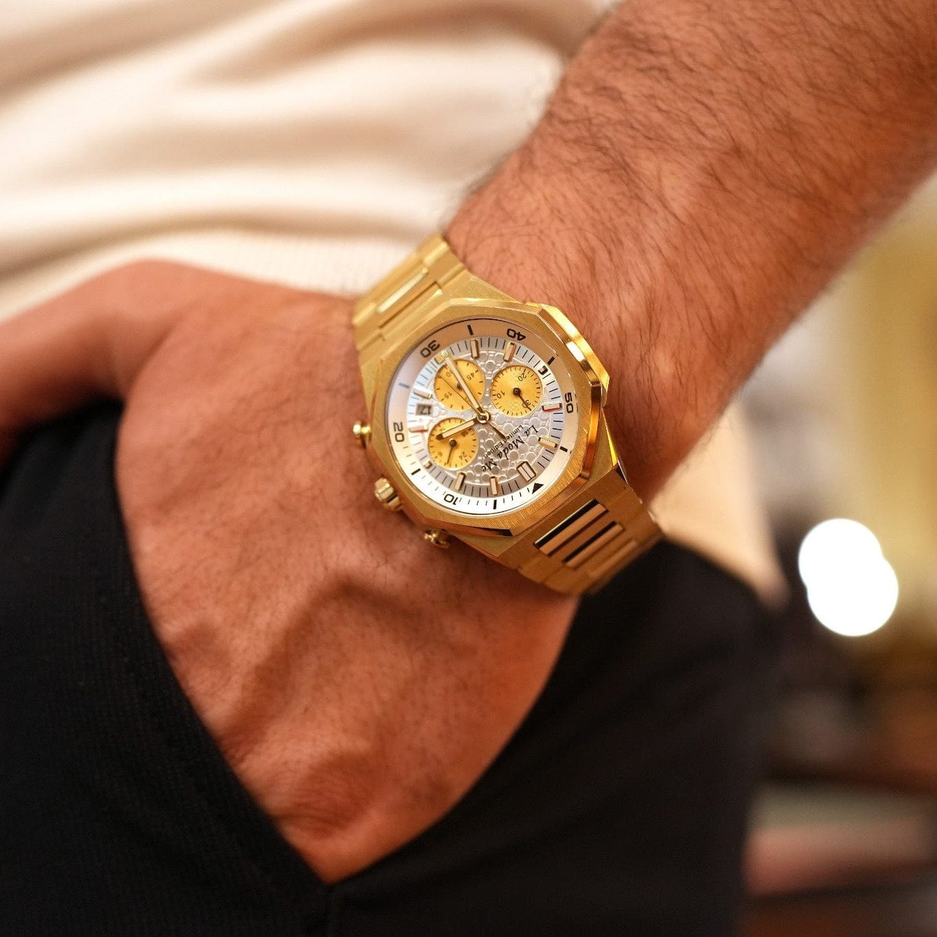 G - Euo Limited Edition Gold Tone Watch - Exclusive Luxury - Von Günther zu WindWatches