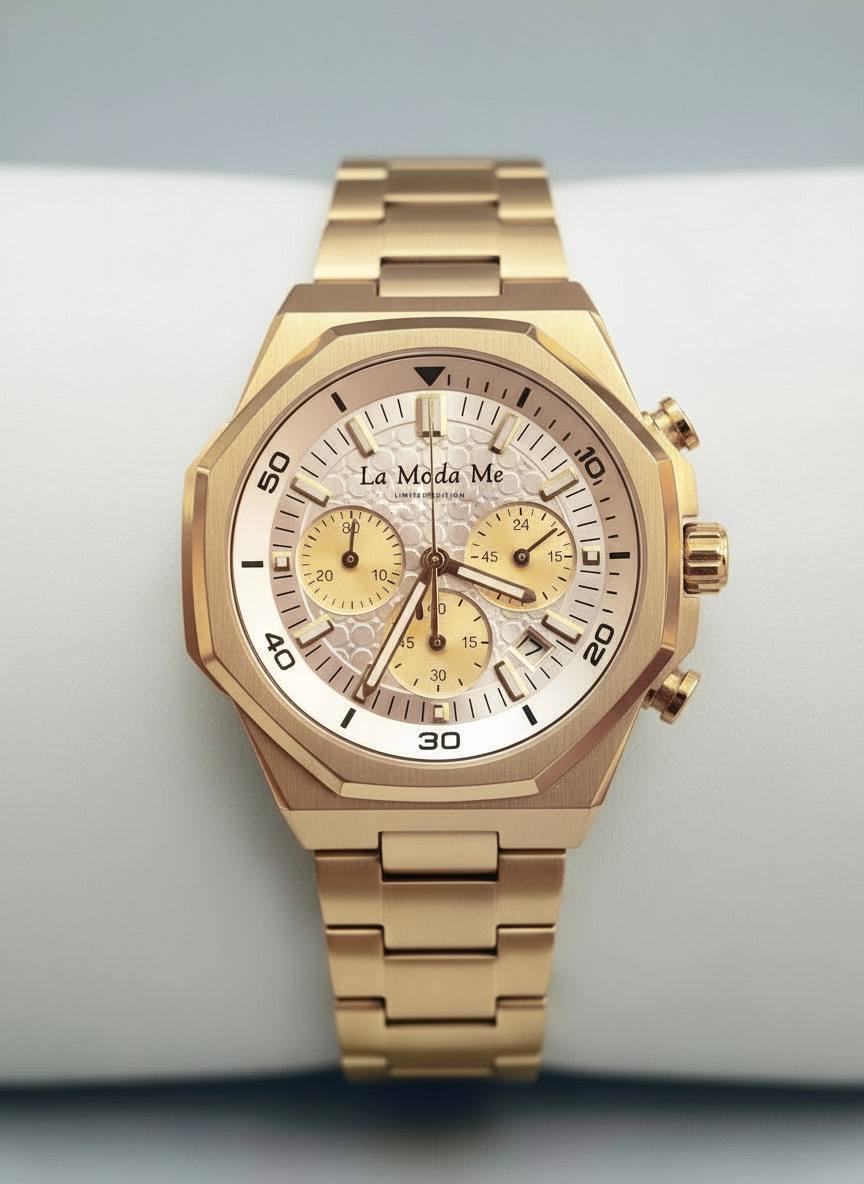 G - Euo Limited Edition Gold Tone Watch - Exclusive Luxury - Von Günther zu WindWatches