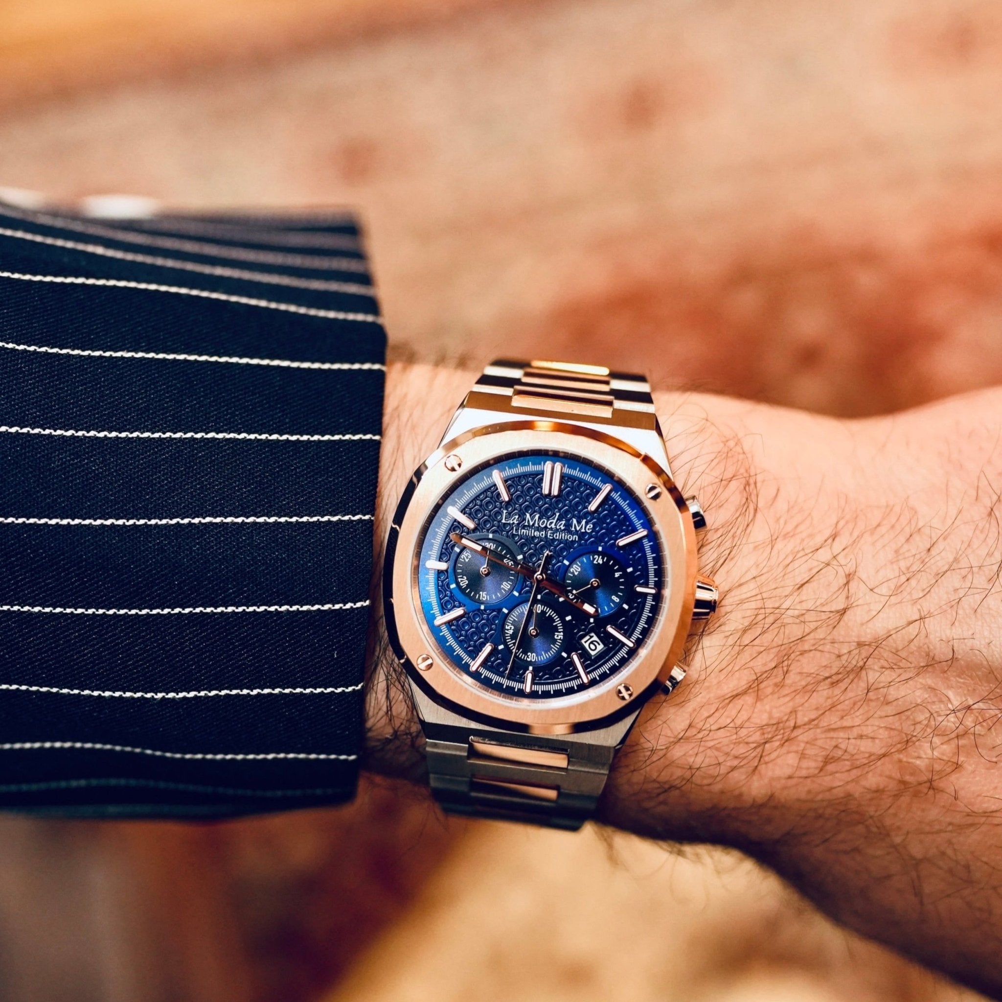 King Harald's Blue Jewel AG6 Watch - Premium Luxury Timepiece - Von Günther zu WindWatches
