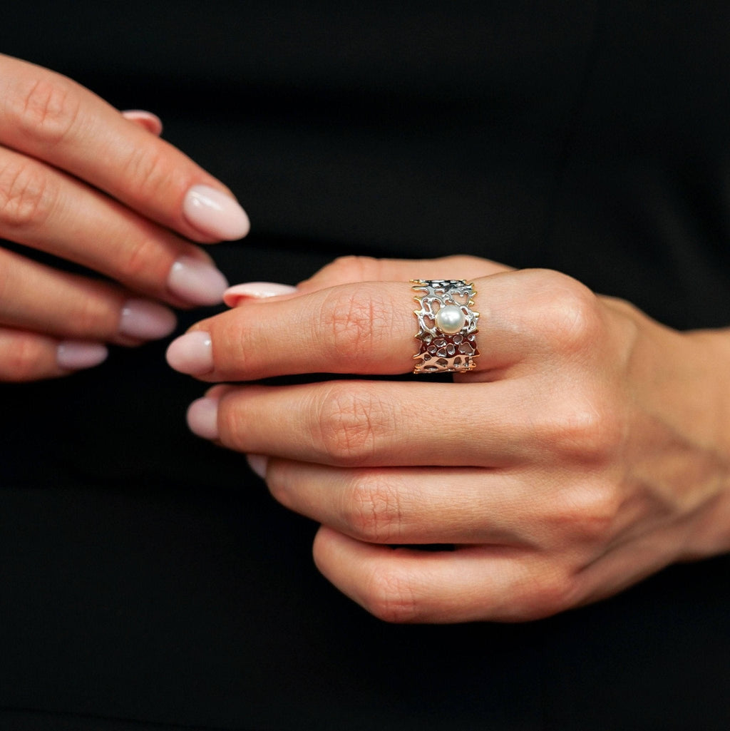 Ring Cor Arboris - Sterling Silver Tree Heart Ring