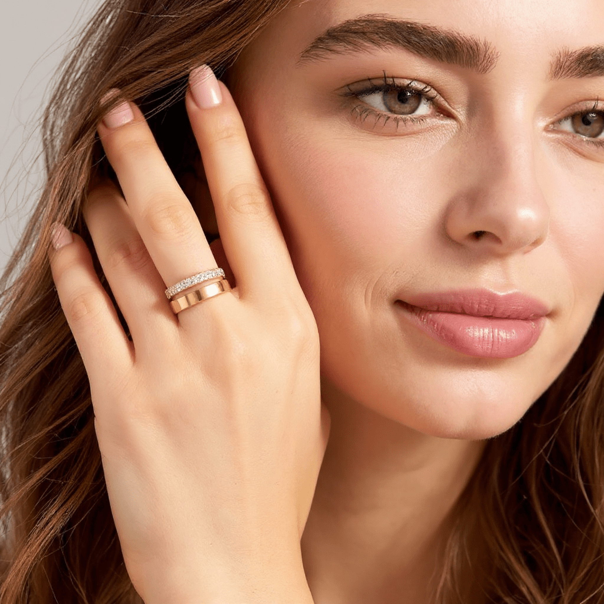 Ring Vera - Gold Plated Stainless Steel Stackable Ring