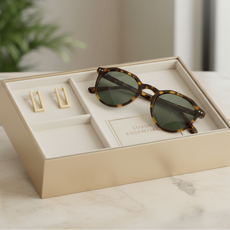 Minimalist Essentials Set - Sunglasses & Earrings Bundle - Von Günther zu WindSunglasses