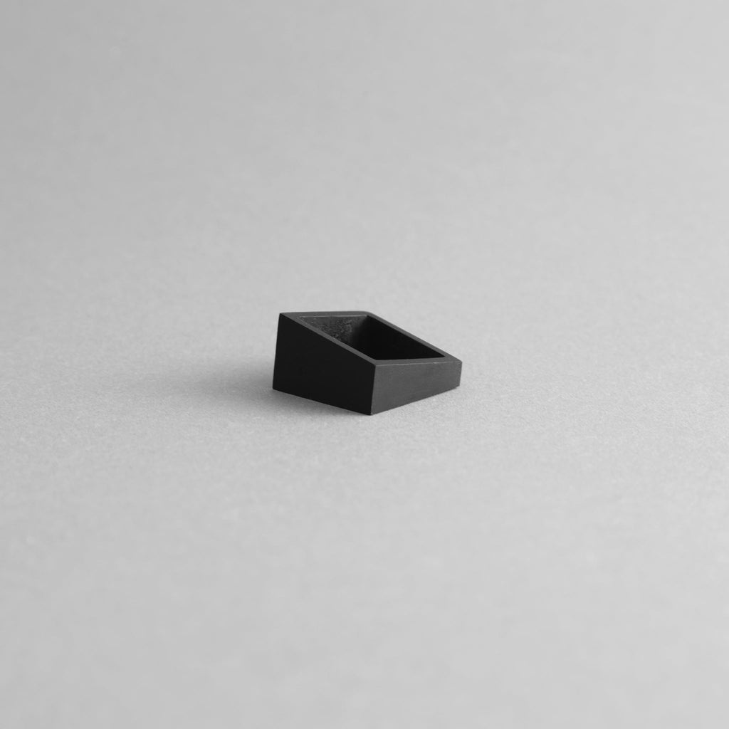 MK3 ASYMMETRIC RINGS | Black & Grey Concrete - Von Günther zu Windconcrete ring