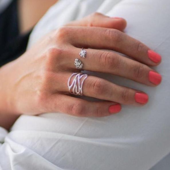 Ring Nature - Sterling Silver Nature - Inspired Ring - Von Günther zu WindRings