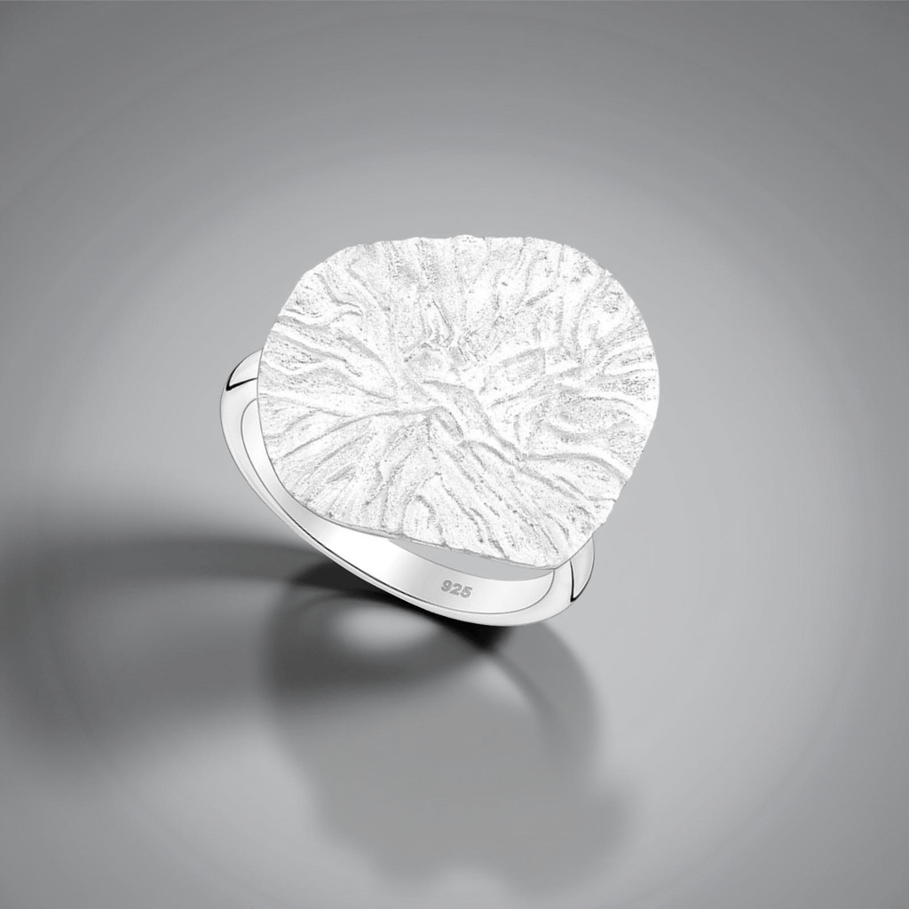 Ring Touch - Sterling Silver Elegant Minimalist Ring - Von Günther zu WindRings