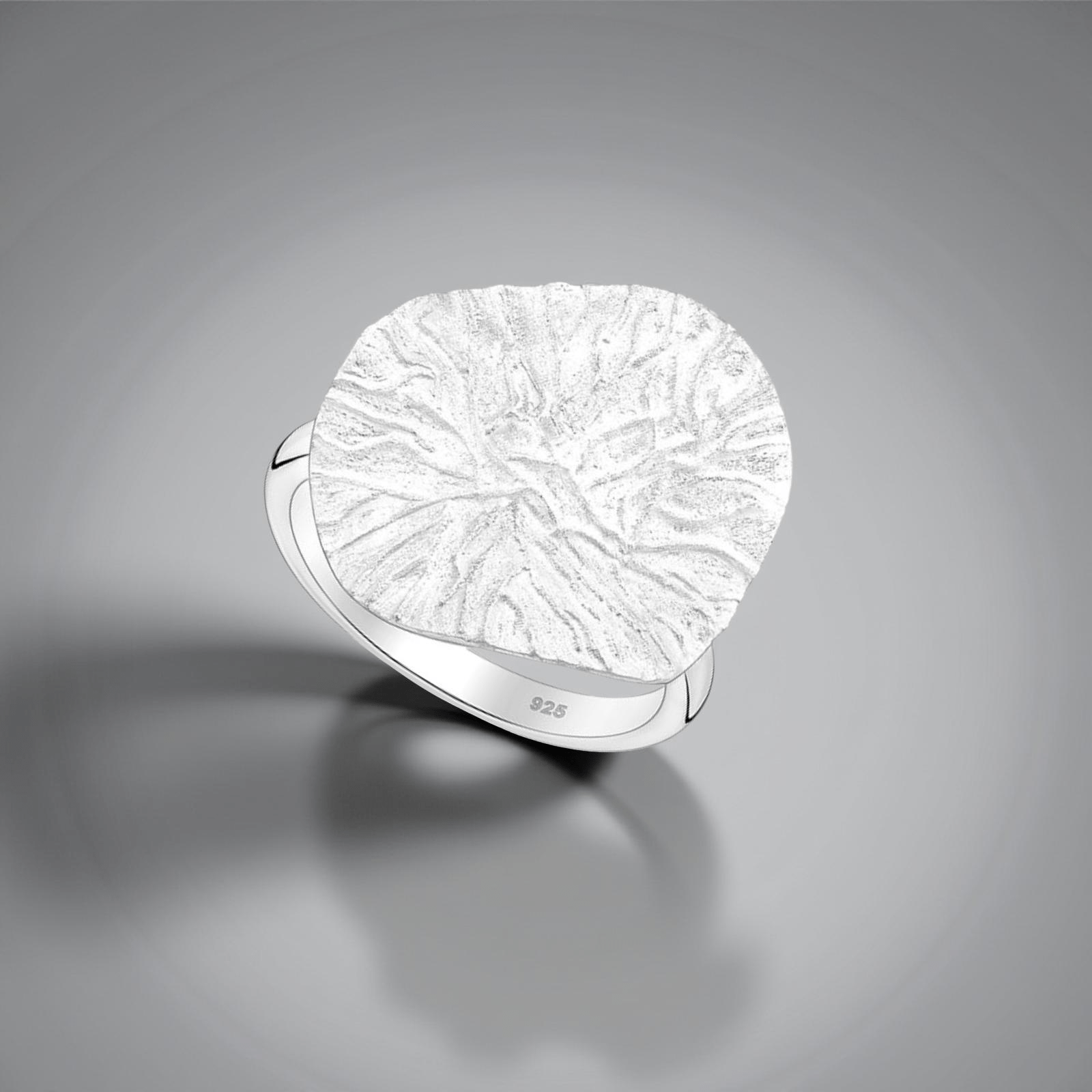 Ring Touch - Sterling Silver Elegant Minimalist Ring - Von Günther zu WindRings