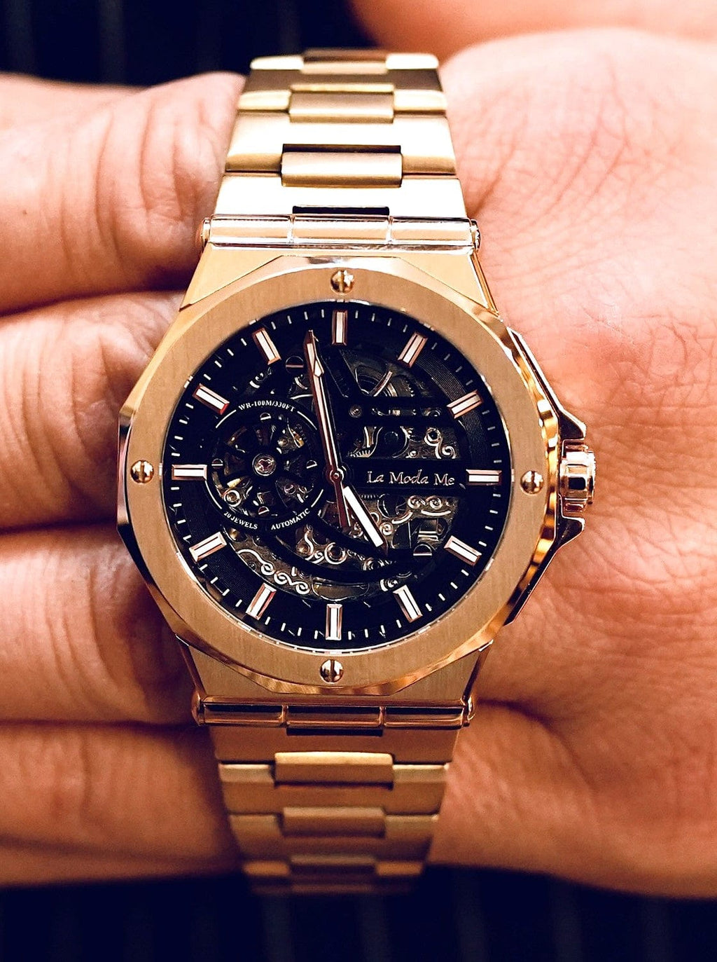 Rubros Jewel Gold Watch - Luxury Gold Timepiece - Von Günther zu WindWatches