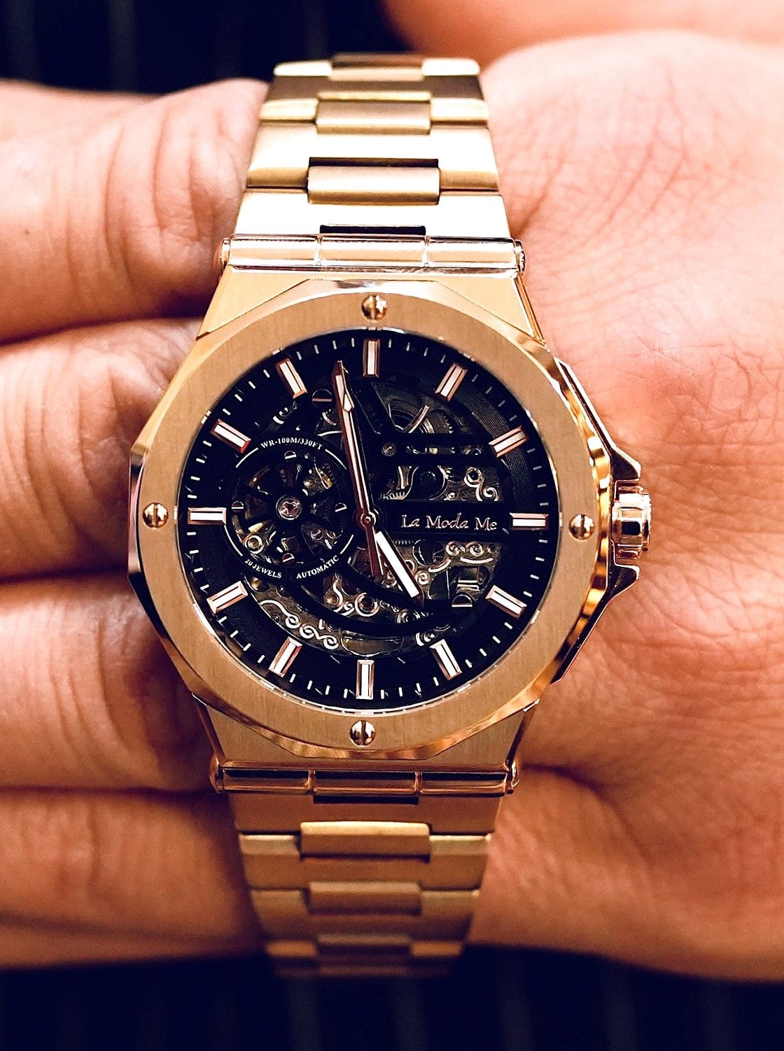 Rubros Jewel Gold Watch - Luxury Gold Timepiece - Von Günther zu WindWatches