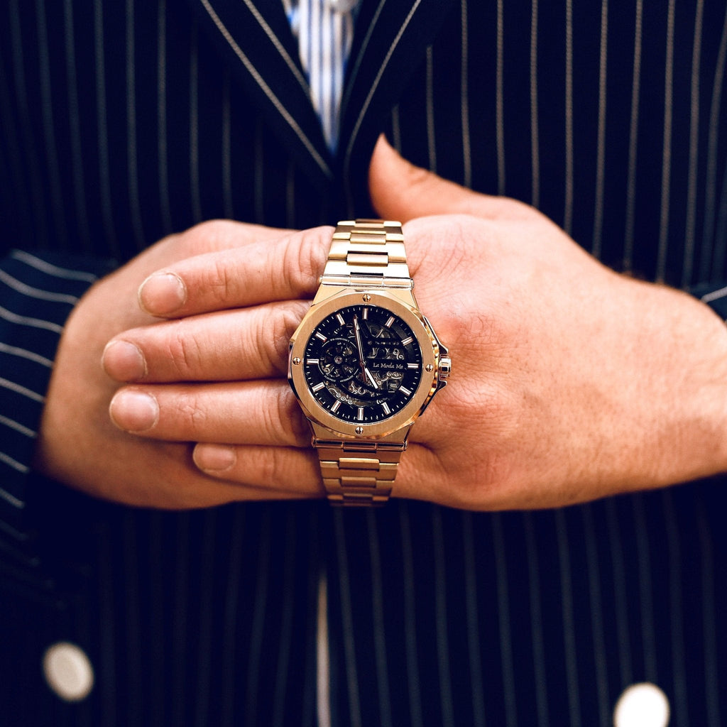 Rubros Jewel Gold Watch - Luxury Gold Timepiece - Von Günther zu WindWatches