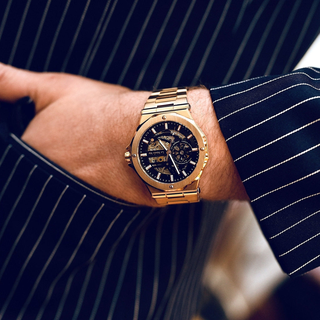 Rubros Jewel Gold Watch - Luxury Gold Timepiece - Von Günther zu WindWatches