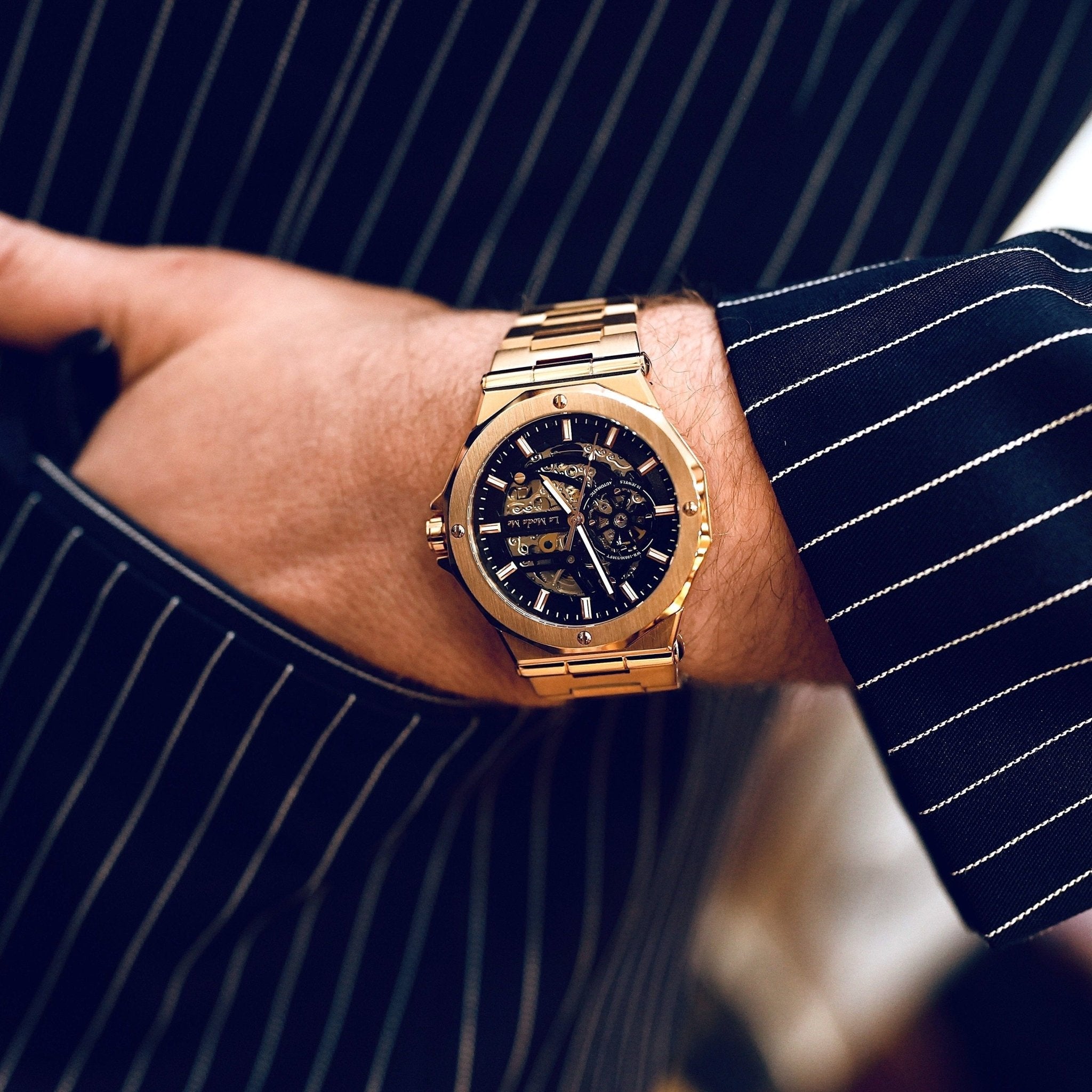 Rubros Jewel Gold Watch - Luxury Gold Timepiece - Von Günther zu WindWatches