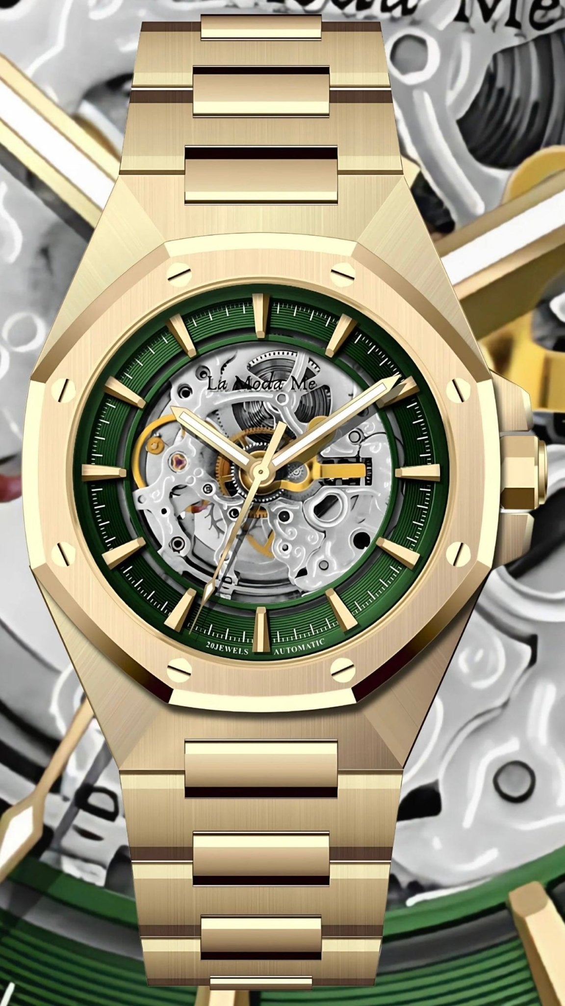 Space Mission Green 8 Watch - Premium Adventure Timepiece - Von Günther zu WindWatches