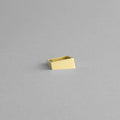 SQUARE BRASS RING | Geometric Adjustable Ring - Von Günther zu Windring