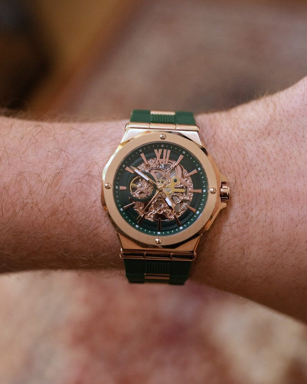 Stetind Emerald Watch - Anvil of the Gods Luxury Timepiece - Von Günther zu WindWatches