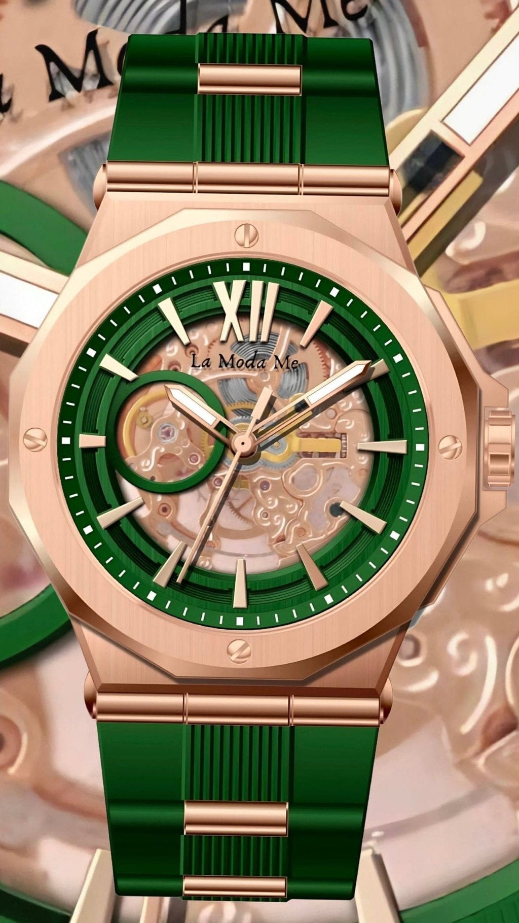 Stetind Emerald Watch - Anvil of the Gods Luxury Timepiece - Von Günther zu WindWatches