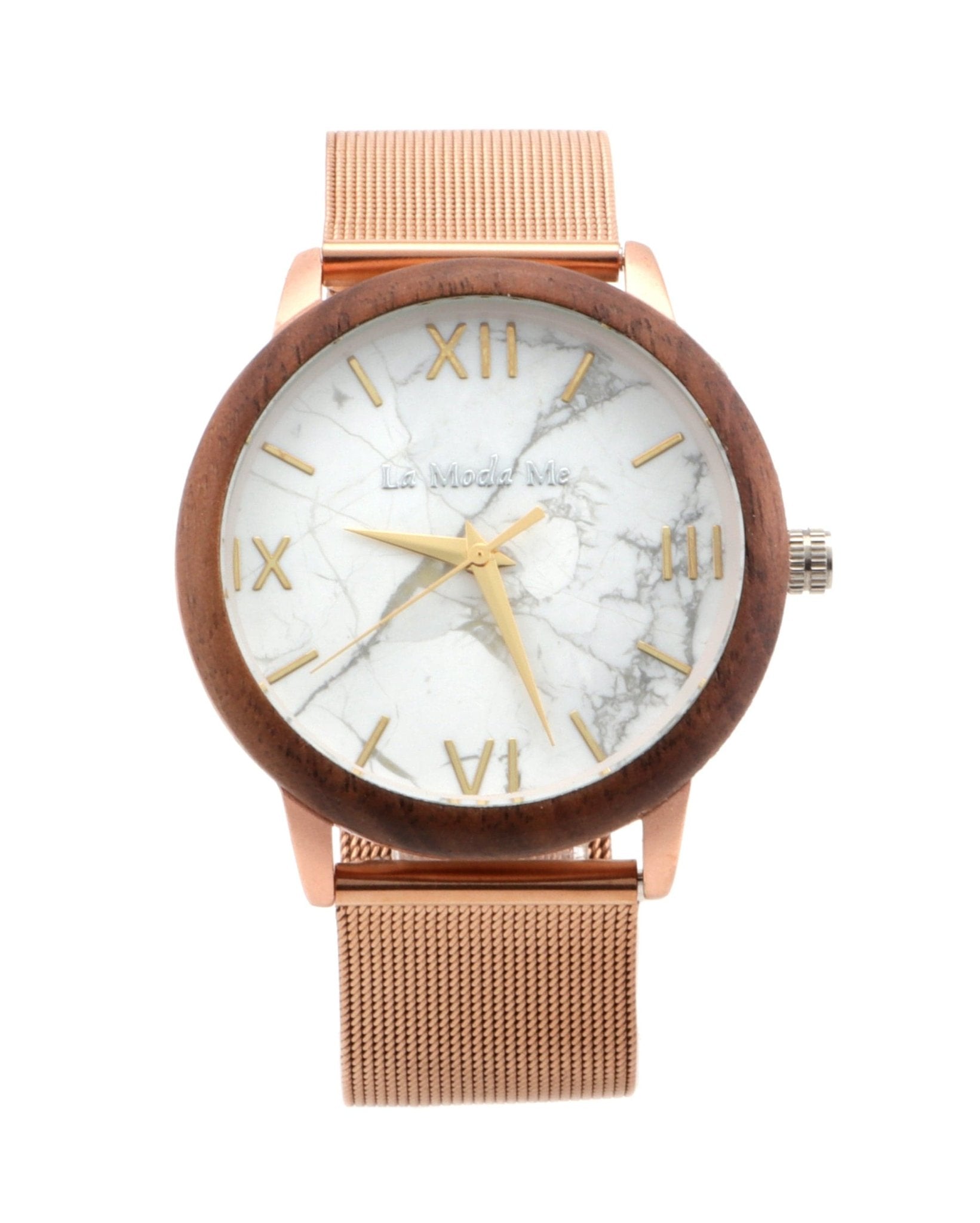 Watch Aurora Rose - Eco - Friendly Rosegold & Walnut Luxury Timepiece - Von Günther zu WindWatches