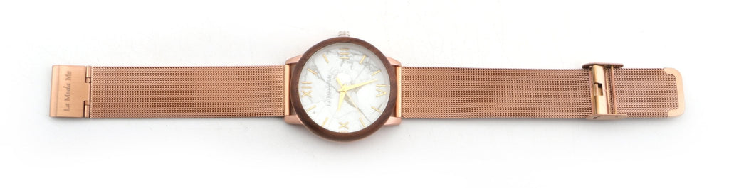 Watch Aurora Rose - Eco - Friendly Rosegold & Walnut Luxury Timepiece - Von Günther zu WindWatches