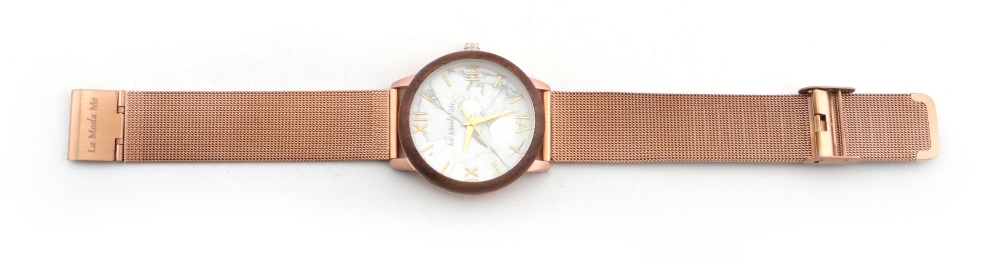 Watch Aurora Rose - Eco - Friendly Rosegold & Walnut Luxury Timepiece - Von Günther zu WindWatches