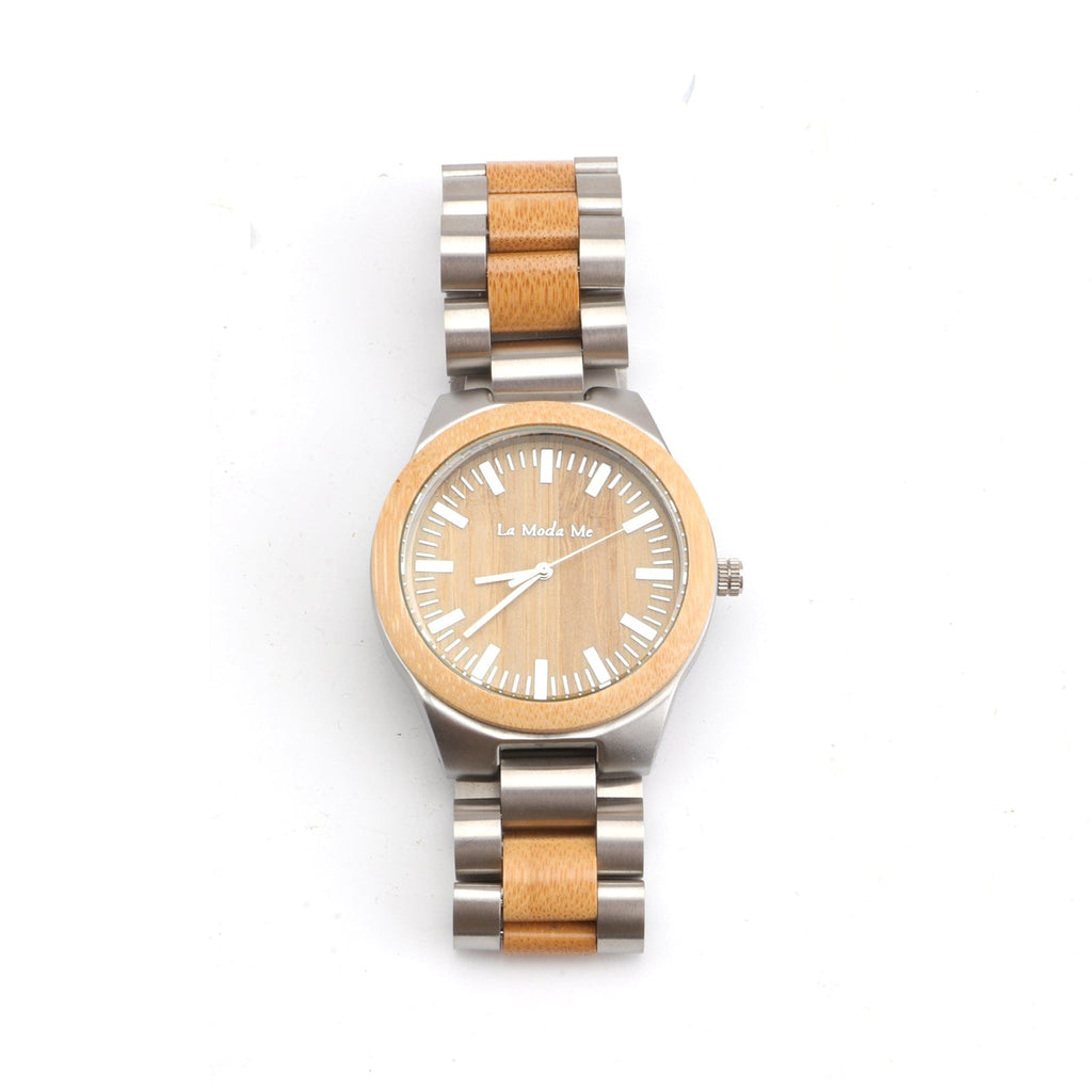 Watch Ember - Eco - Friendly Gold Oak Wooden Timepiece - Von Günther zu WindWatches