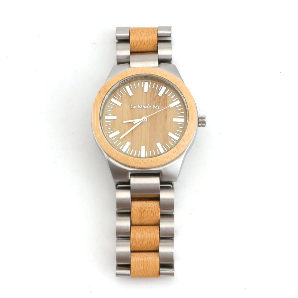 Watch Ember - Eco - Friendly Gold Oak Wooden Timepiece - Von Günther zu WindWatches