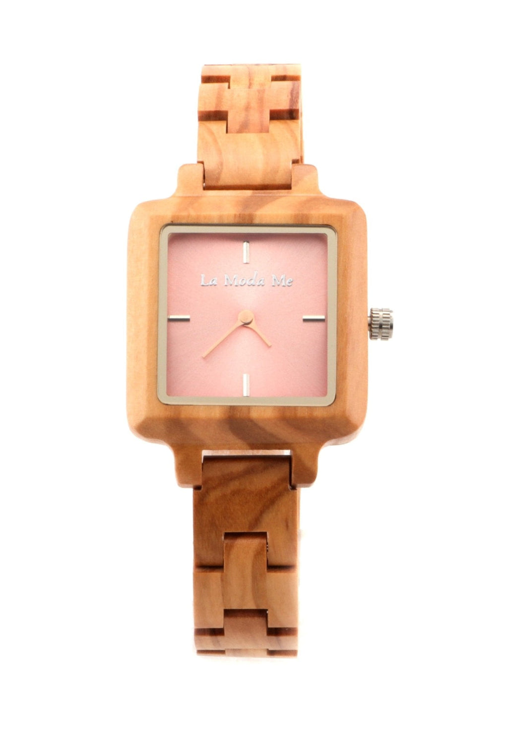 Watch La Piccola Natura - Eco - Friendly Olivewood Pink Timepiece - Von Günther zu WindWatches