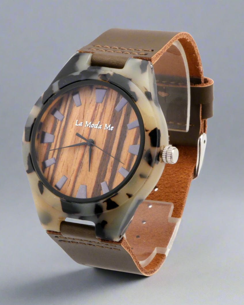 Watch Luce Forte - Eco - Friendly Acetate & Leather Timepiece - Von Günther zu WindWatches