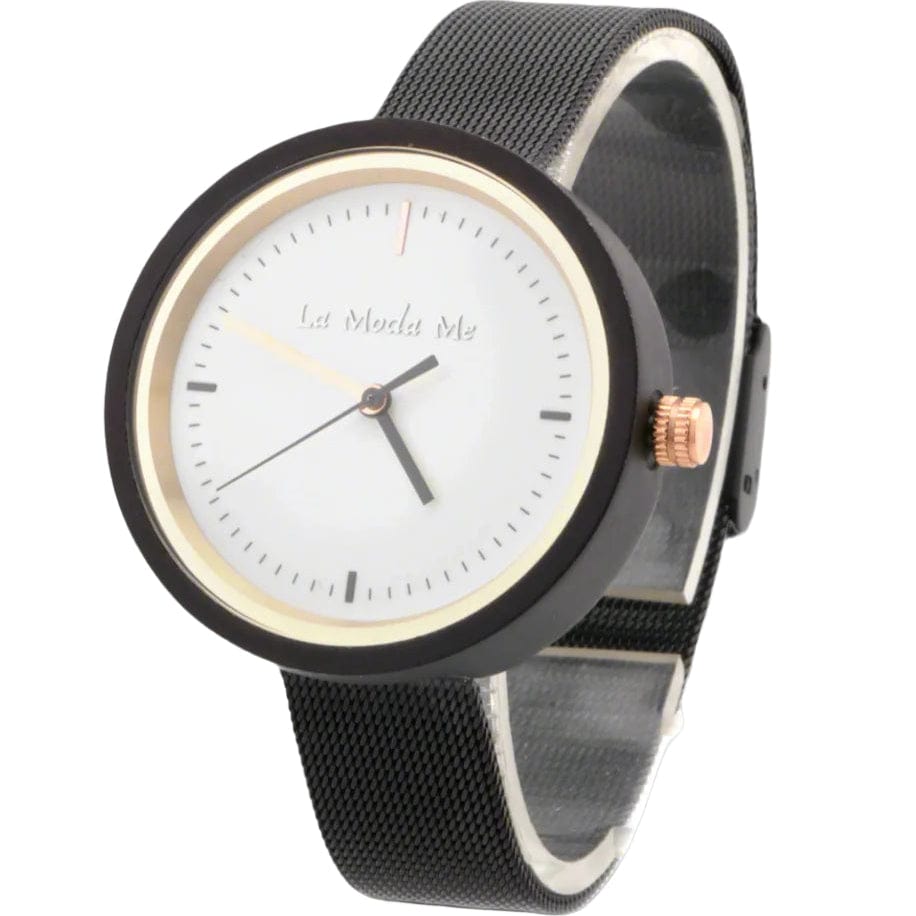 Watch Lumin Ron Black - Eco - Friendly Minimalist Elegant Timepiece - Von Günther zu WindWatches