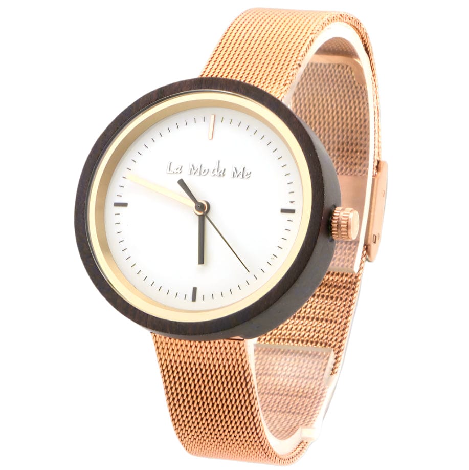 Watch Lumin Rosegold - Eco - Friendly Minimalist Round Timepiece - Von Günther zu WindWatches