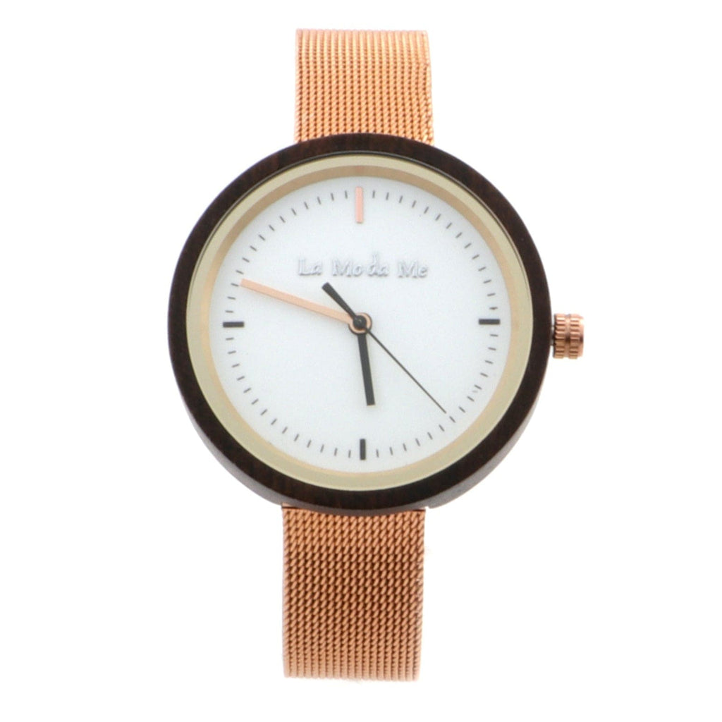 Watch Lumin Rosegold - Eco - Friendly Minimalist Round Timepiece - Von Günther zu WindWatches
