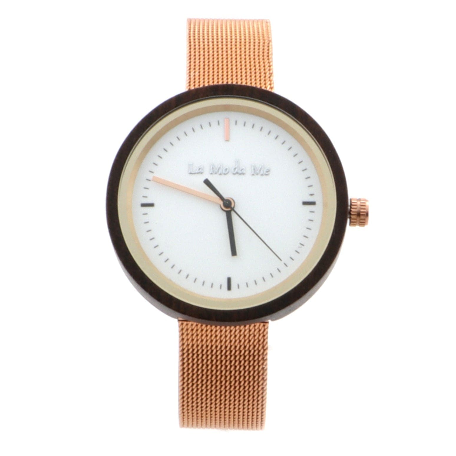 Watch Lumin Rosegold - Eco - Friendly Minimalist Round Timepiece - Von Günther zu WindWatches