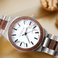Watch Madira - Eco - Friendly Walnut & Steel Elegant Timepiece - Von Günther zu WindWatches