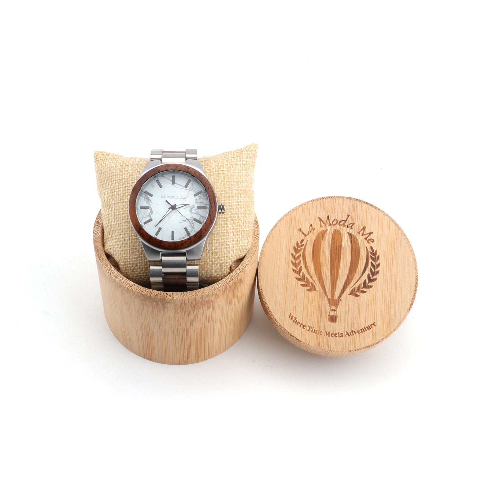 Watch Madira - Eco - Friendly Walnut & Steel Elegant Timepiece - Von Günther zu WindWatches