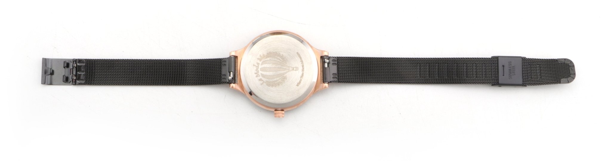 Watch Olivewood Ira - Eco - Friendly Rose Gold & Wood Timepiece - Von Günther zu WindWatches