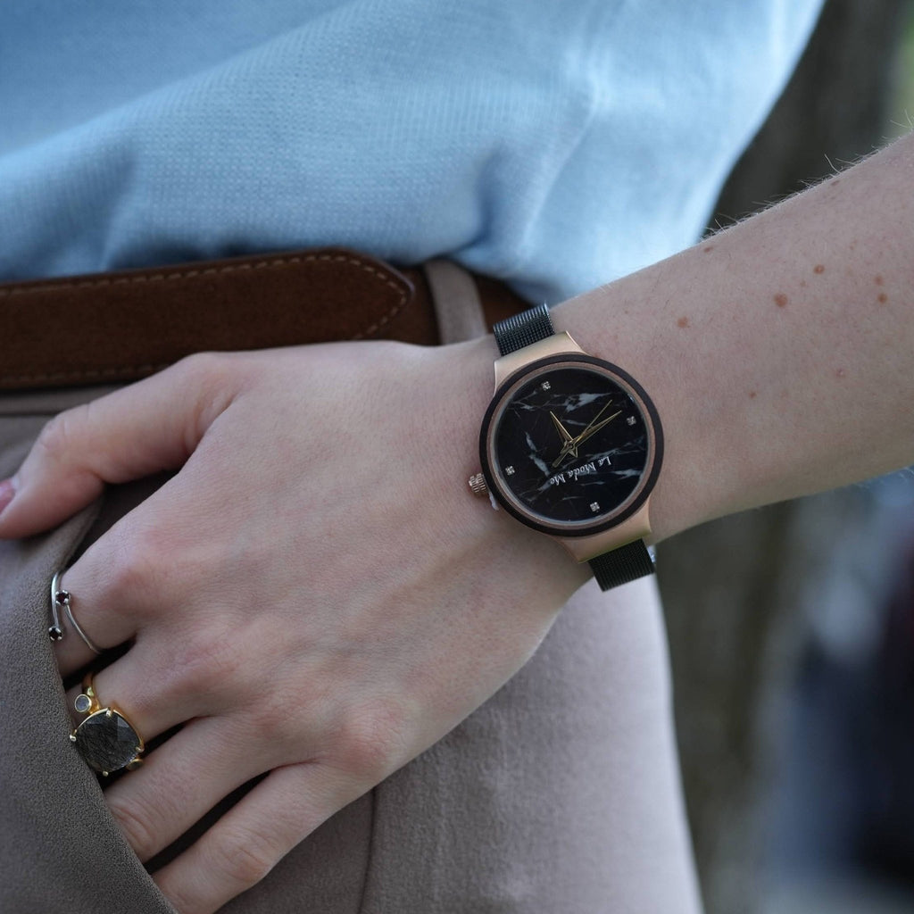 Watch Stellar Marble Dial - Eco - Friendly Elegant Women's Watch - Von Günther zu WindWatches