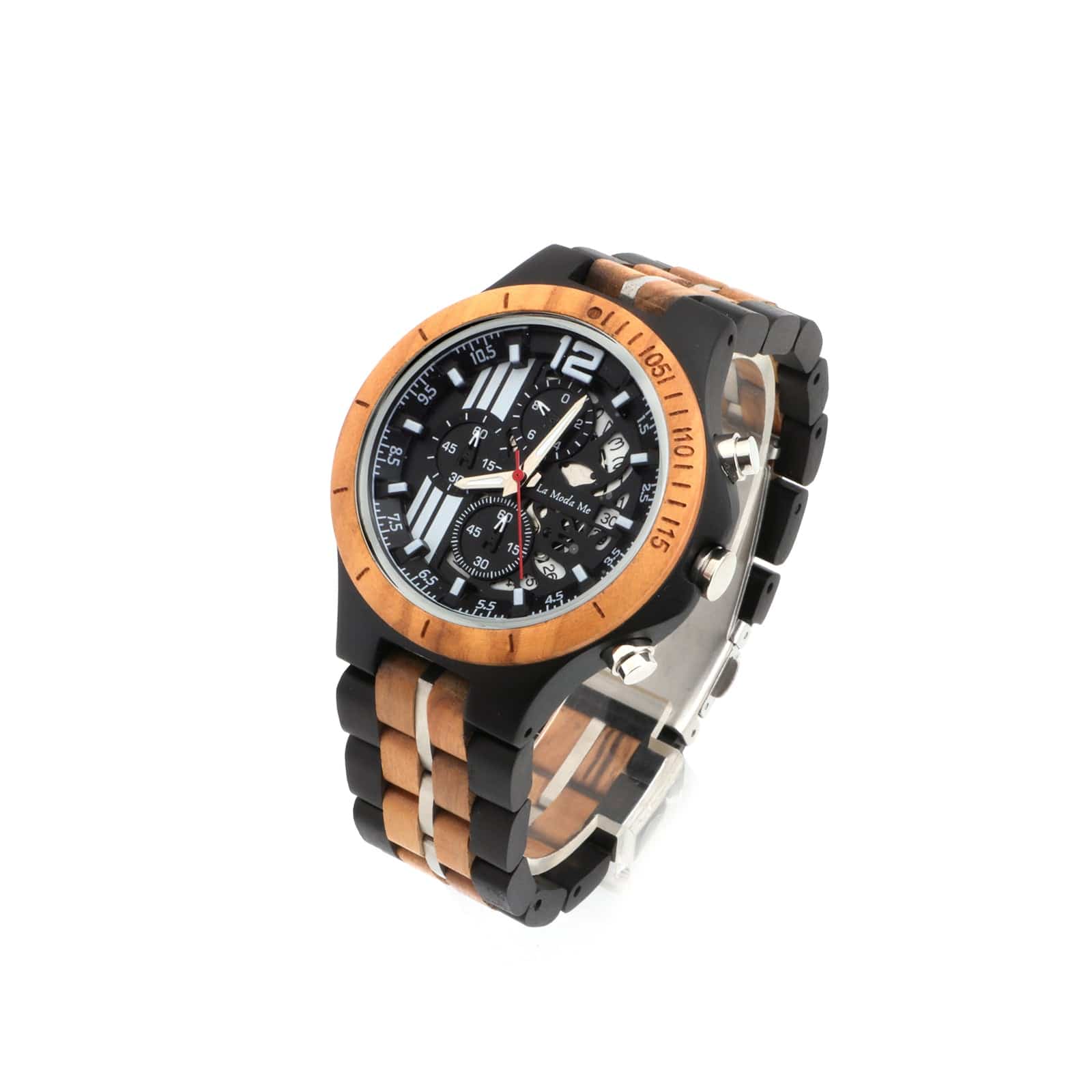 Watch Templer Knight Zebrawood - Eco - Friendly Wooden Timepiece - Von Günther zu WindWatches