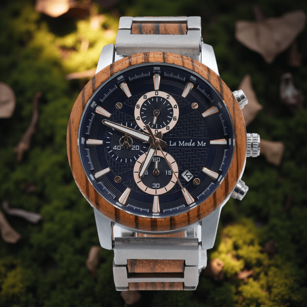Watch Timberline Blue - Eco - Friendly Wooden Timepiece - Von Günther zu WindWatches
